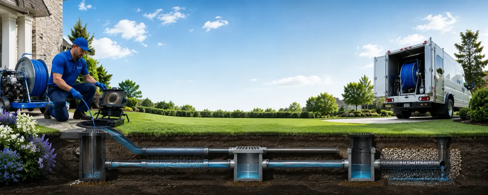 Outdoor drain cleaning information for Croton, OH