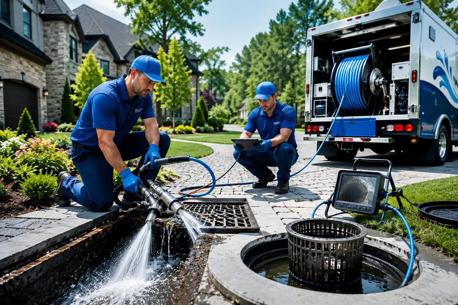 Local outdoor drain cleaning professionals in Croton, OH