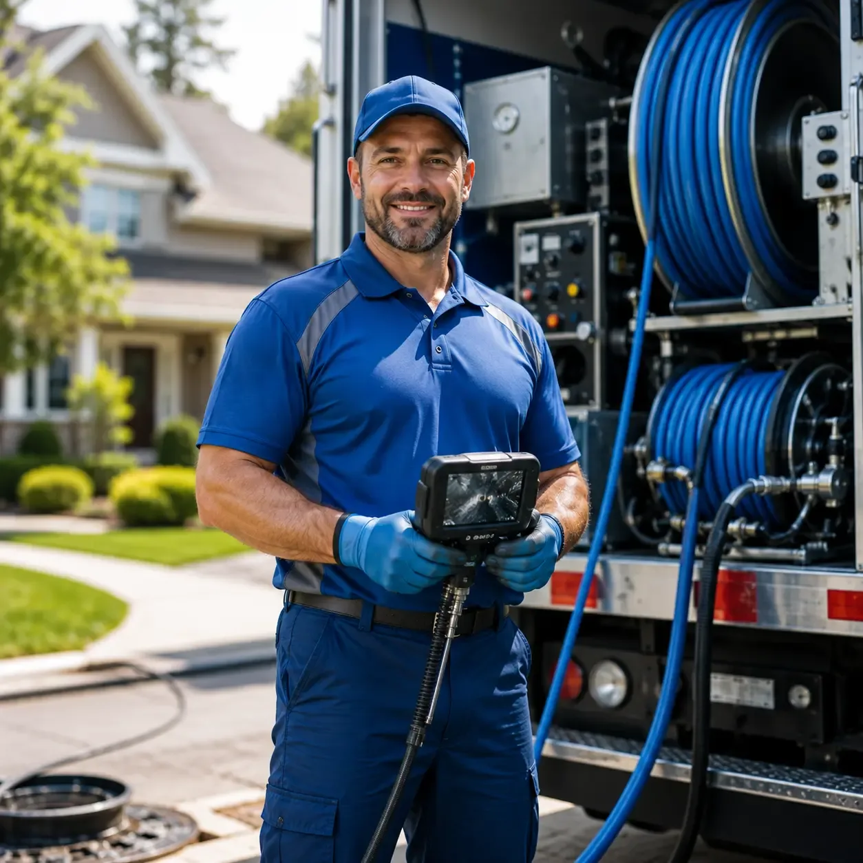 Local outdoor drain cleaning specialists in Croton, OH